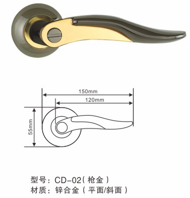 铝产品平开门锁吊门锁锁具-【效果图,门锁图,型cad做怎么付款图片