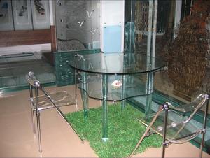  Glass furniture