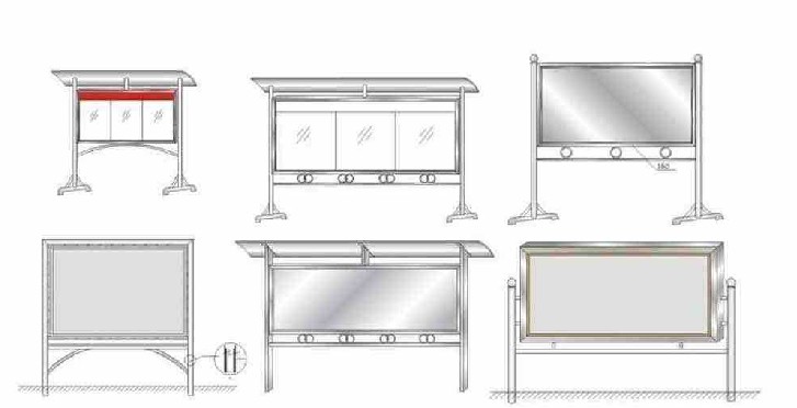供应不锈钢宣传栏