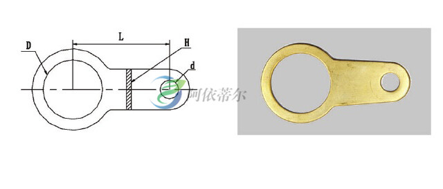 供应黄铜接地片 接地环厂家