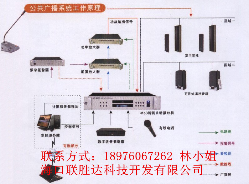 海南广播系统,会议背景音乐音响设备安装