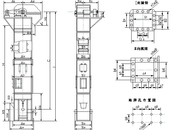 供应th400斗式提升机/斗式提升机