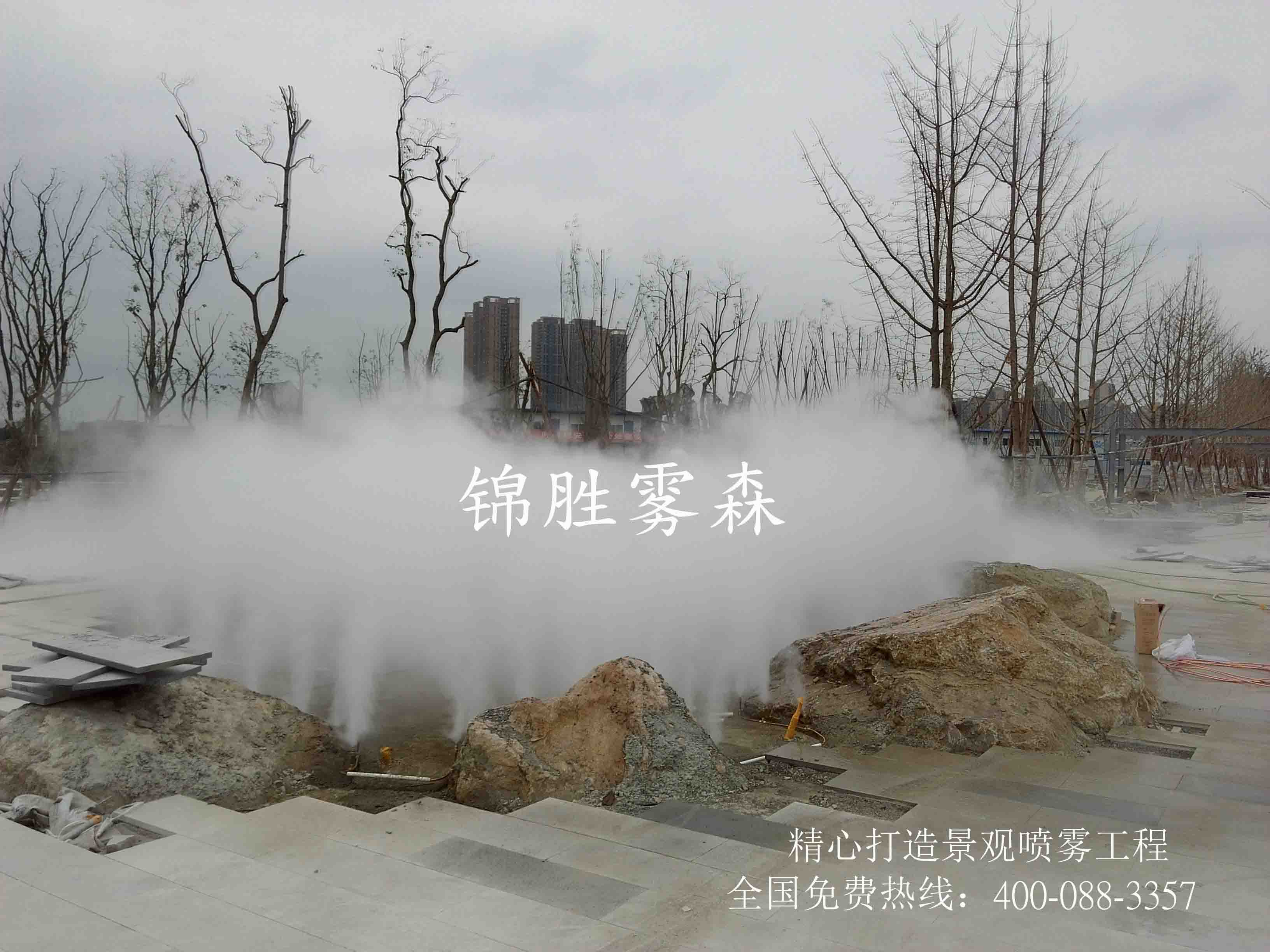 南宁人造雾,人工造雾设备厂家,景观造雾