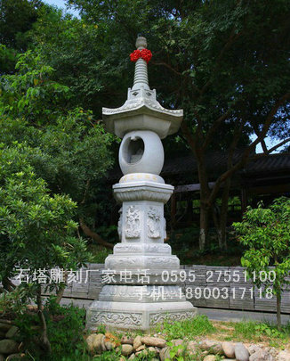 石雕香炉供桌 石塔经幢石灯 寺庙古建石雕