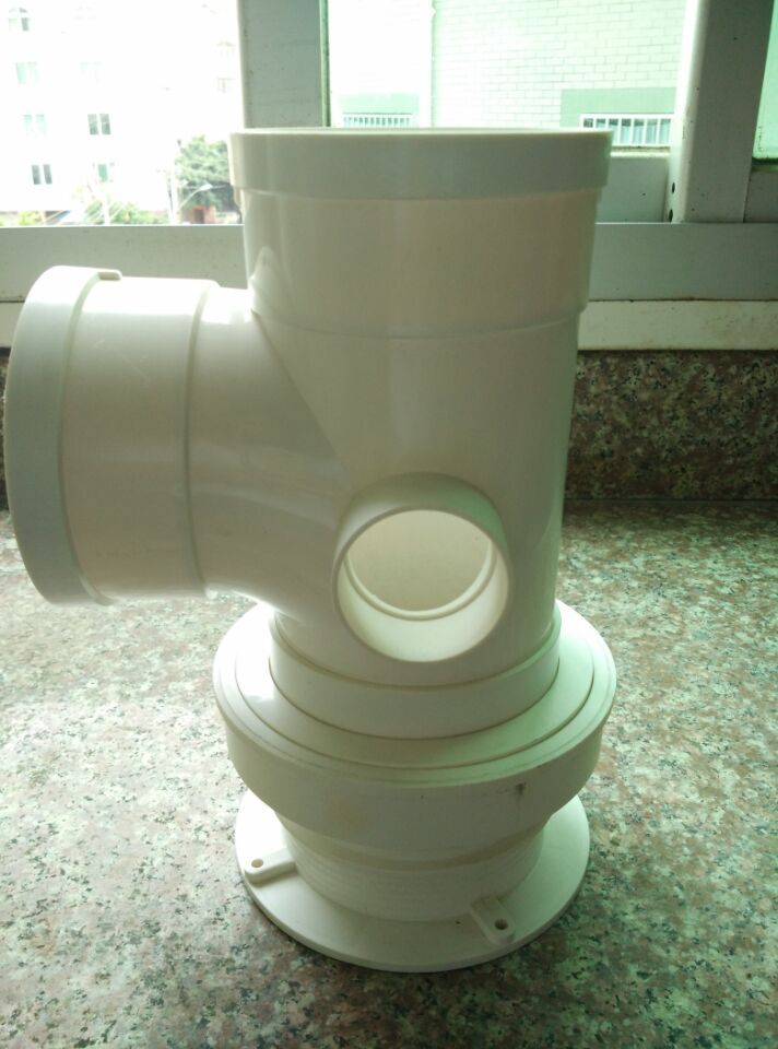 upvc 排水系统 同层五通 带集水器 漩流降噪