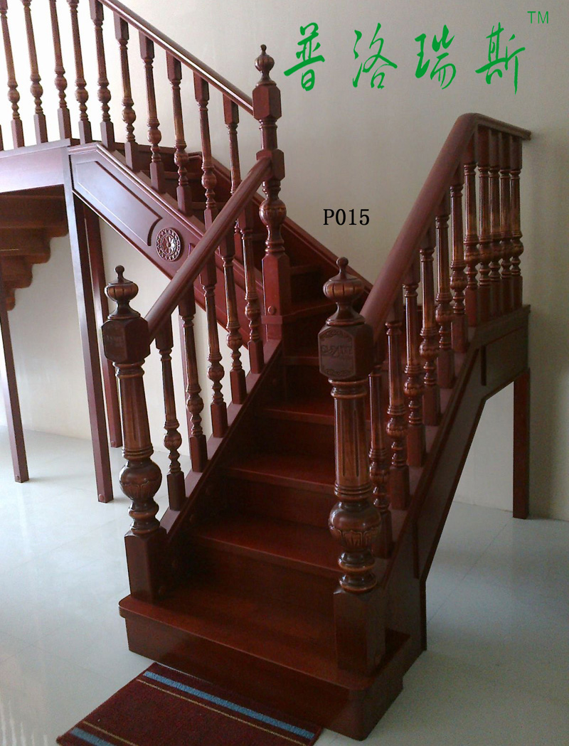 阁楼实木楼梯木质阁楼楼梯图片11