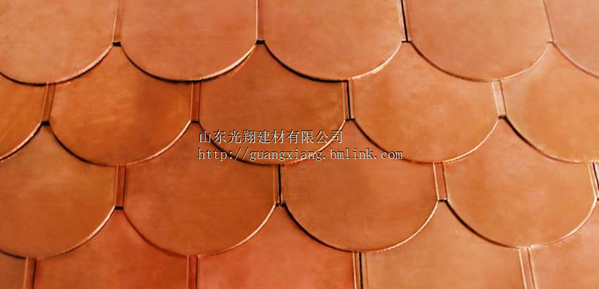 仿古铜瓦-中国经典建材屋面铜瓦