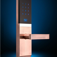  Installation of Sweden VOC smart lock IC card lock Zhengzhou fingerprint lock