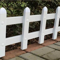  PVC lawn fence Community lawn fence Villa PVC plastic steel fence