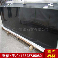  Shanxi black glossy surface black table panel kitchen table top