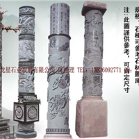 石雕龙柱 罗马柱文化柱 景观柱九龙柱