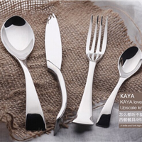  Supply * * * stainless steel tableware Kaya knife and fork hotel tableware 