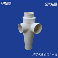  Which is the best PVC single pipe fitting? Price of left 90 degree cross of PVC swirl