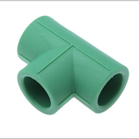  Supply PPR pipes and fittings, PPR tee