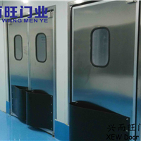  Supply stainless steel free door, anti-collision door, solid and durable 