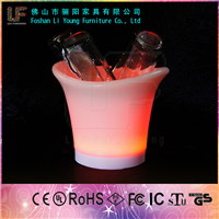  New LED light-emitting ice bucket colorful LED bar ice bucket KTV light-emitting