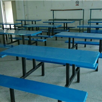 Eight seat fiberglass fast food table, Yulin table, sold in batches